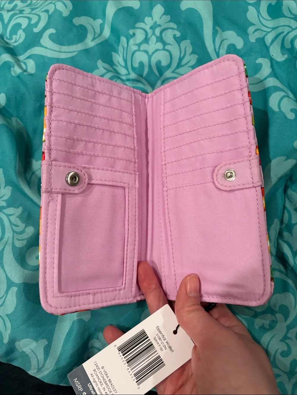 Vera Bradley spice it up essential wallet - Picture 4 of 5